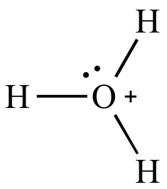 <p>hydronomium ion</p>