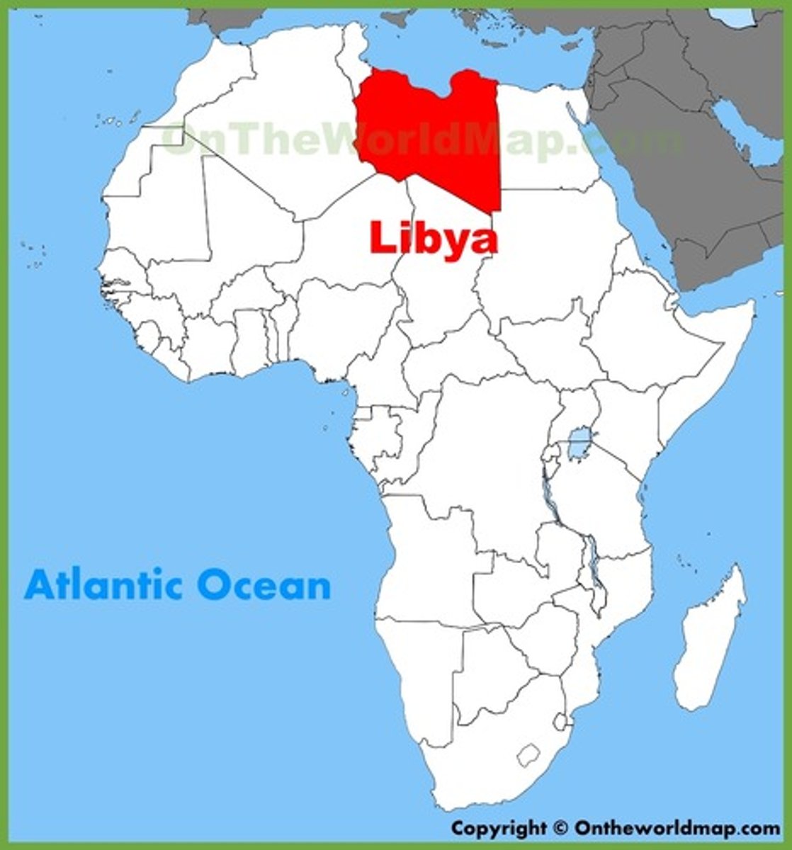 <p>On a map be able to locate a country in North Africa on the Mediterranean Sea.</p>