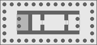 <p>In architettura greca è la stanza posteriore di un tempio, posta dietro la cella (naos). </p>