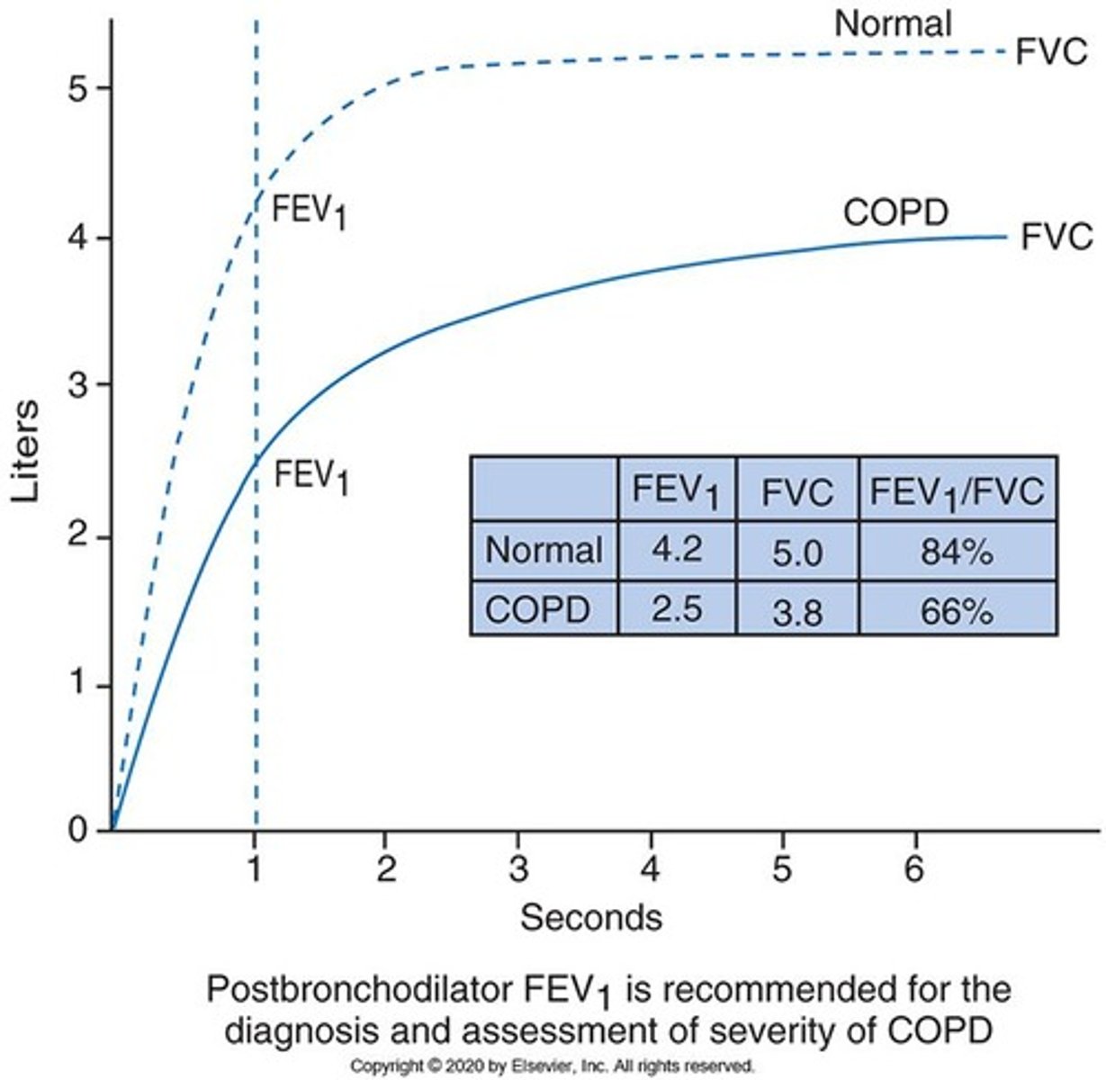 <p>Forced Expiratory Volume in one second measurement.</p>