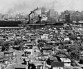 Shanty towns build on the outskirts of major cities made up of thousands of homeless.