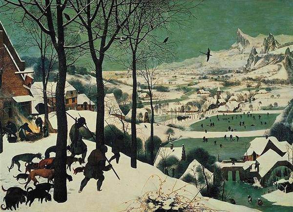 Hunters in the Snow