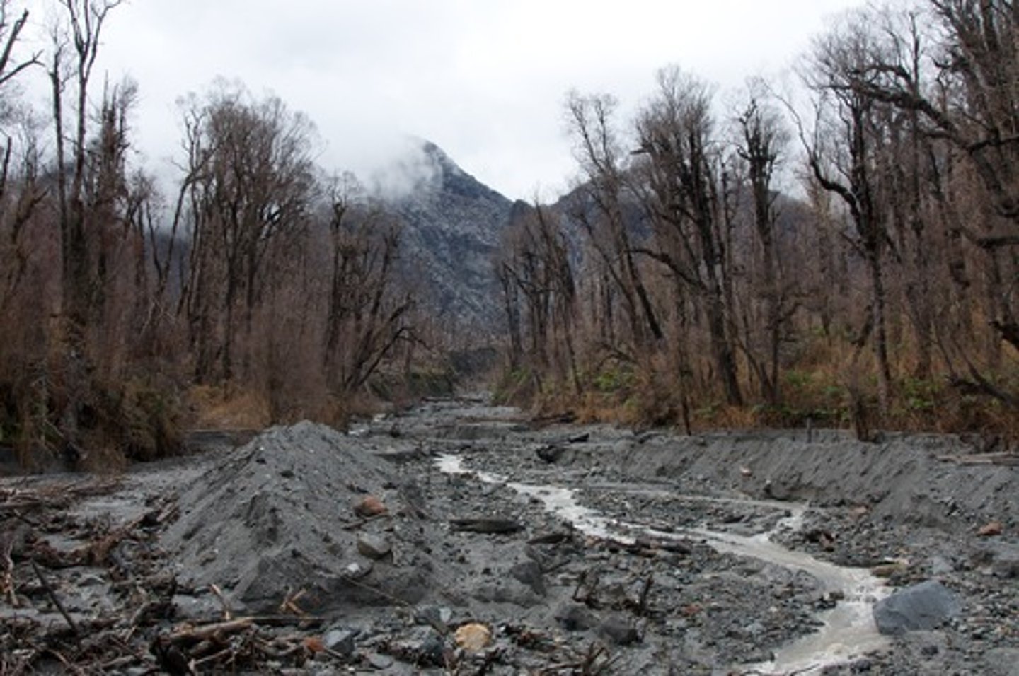 <p>Volcanic secondary hazard; mudflows</p>