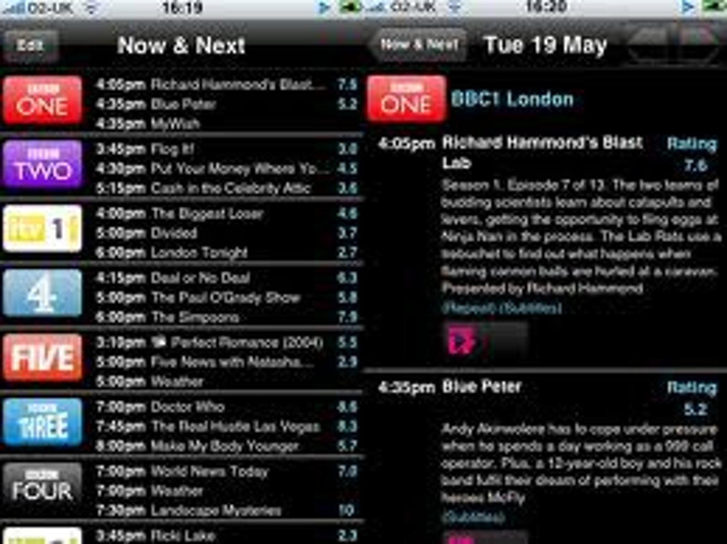 <p>TV or radio guide or schedule; also grill (la programación de televisión o radio)</p>