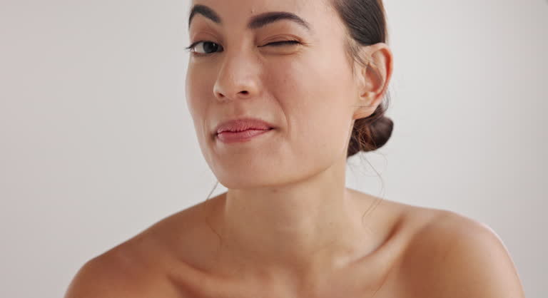 <ul><li><p>Muscle: <span style="color: rgb(183, 226, 255);"><strong><u>orbicularis oculi</u></strong></span></p></li><li><p>One part of the muscle (the palpebral part) closes the eye gently during sleep or blinking.</p></li><li><p>The deeper part (the orbital part) closes the eye forcibly, causing the skin around the eye to <span style="color: rgb(183, 226, 255);"><strong><u>wrinkle or squin</u></strong></span>t.</p></li></ul><p></p>