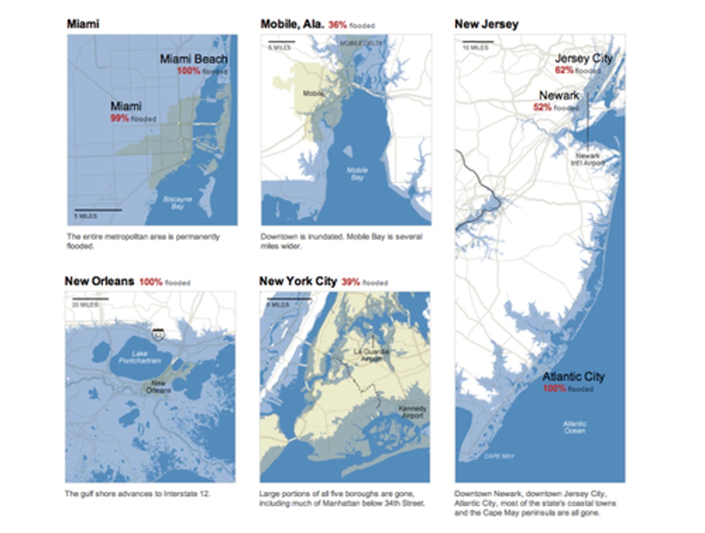 <p>Increase in average sea level over time. Caused by thermal expansion of seawater and melting of land-based glaciers. Results in coastal flooding and more severe storm surge.</p>