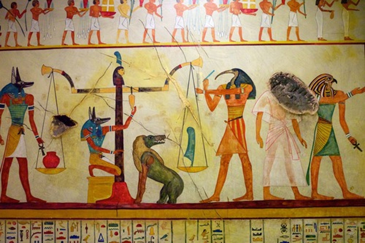 <p>the Egyptian concept and the goddess of truth, justice, order, harmony, and balance. When you died, it was believed your heart would be weighed by the gods to see how much Ma'at you had.</p>