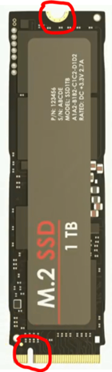 <p>Smaller form factor <br>- No SATA data or power cables <br><br>Can use a PCI Express bus connection <br>- 4 GB/second throughput or faster when using NVMe PCIe x4 <br><br>Different connector types <br>- Needs to be compatible with the slot key/spacer <br>- B key, M key, or B and M key <br>- Some M.2 drives will support both</p>