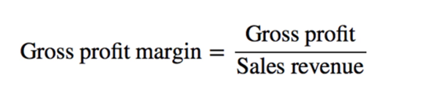 <p>measures a company's profitability</p>
