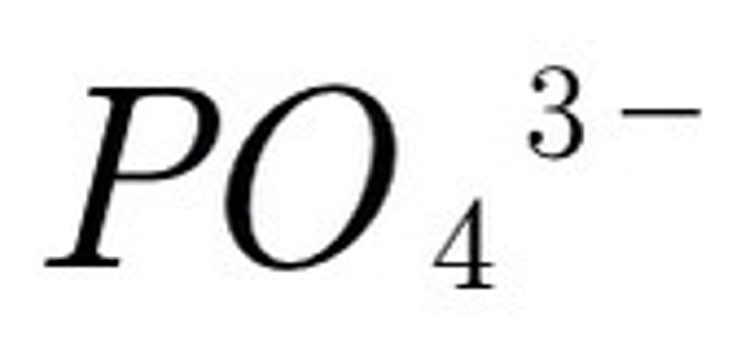 <p>Phosphate has a low solubility.</p><p>The ocean is deficient in phosphates except where there are processes that cause phosphates to be added</p>