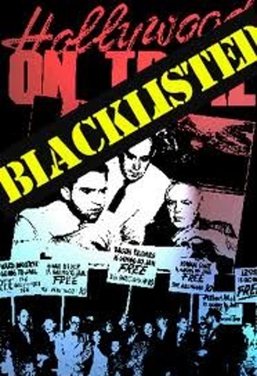 <p>A list of about 500 actors, writers, producers and directors who were not allowed to work on Hollywood films because of their alleged Communist connections.</p>