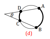 <p>θ= ½ (AC-BD)</p>