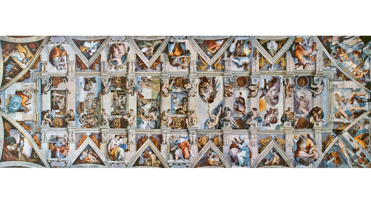 Sistine Chapel Ceiling, 1508-1512.