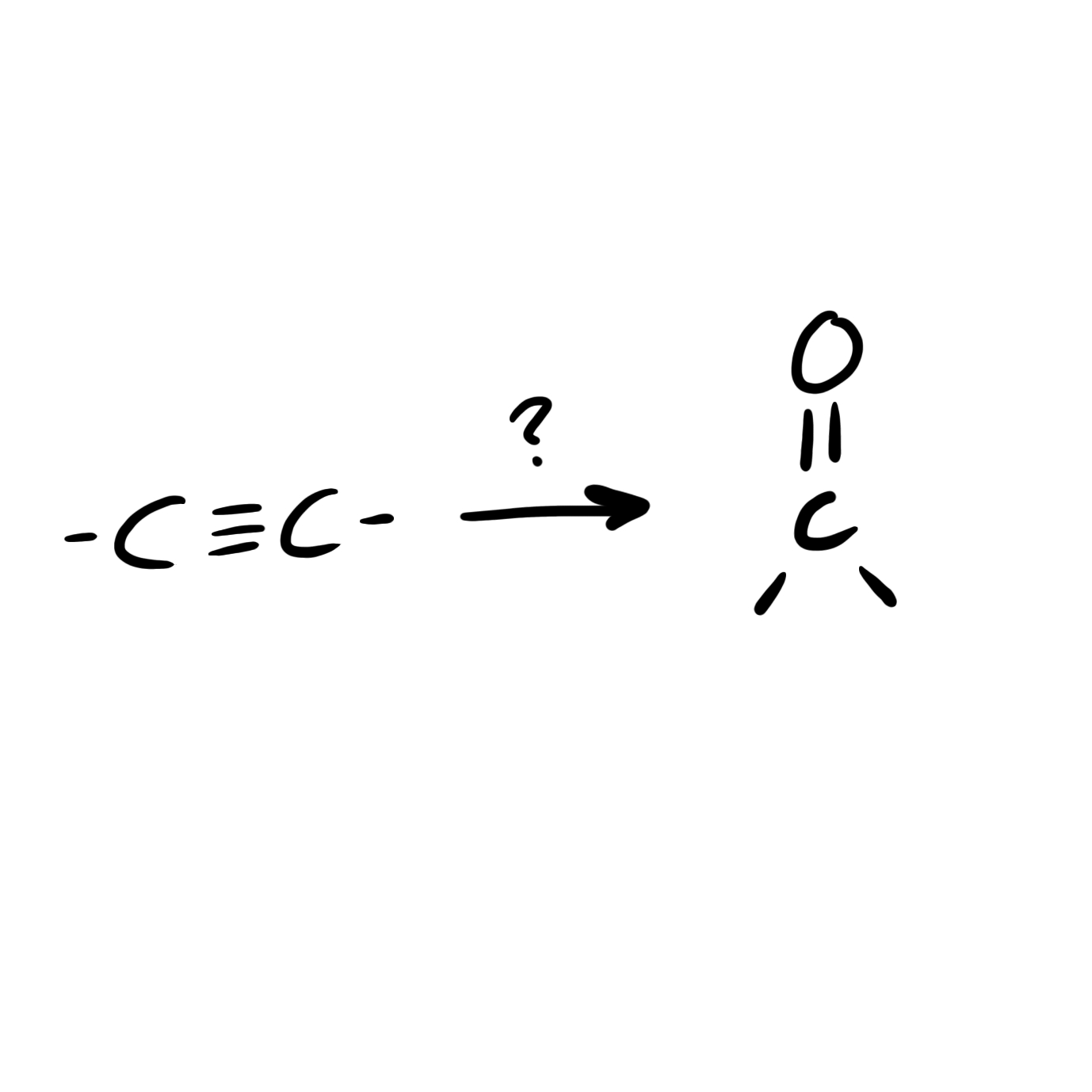 <p>Alkyne → Ketone/Aldehyde</p>