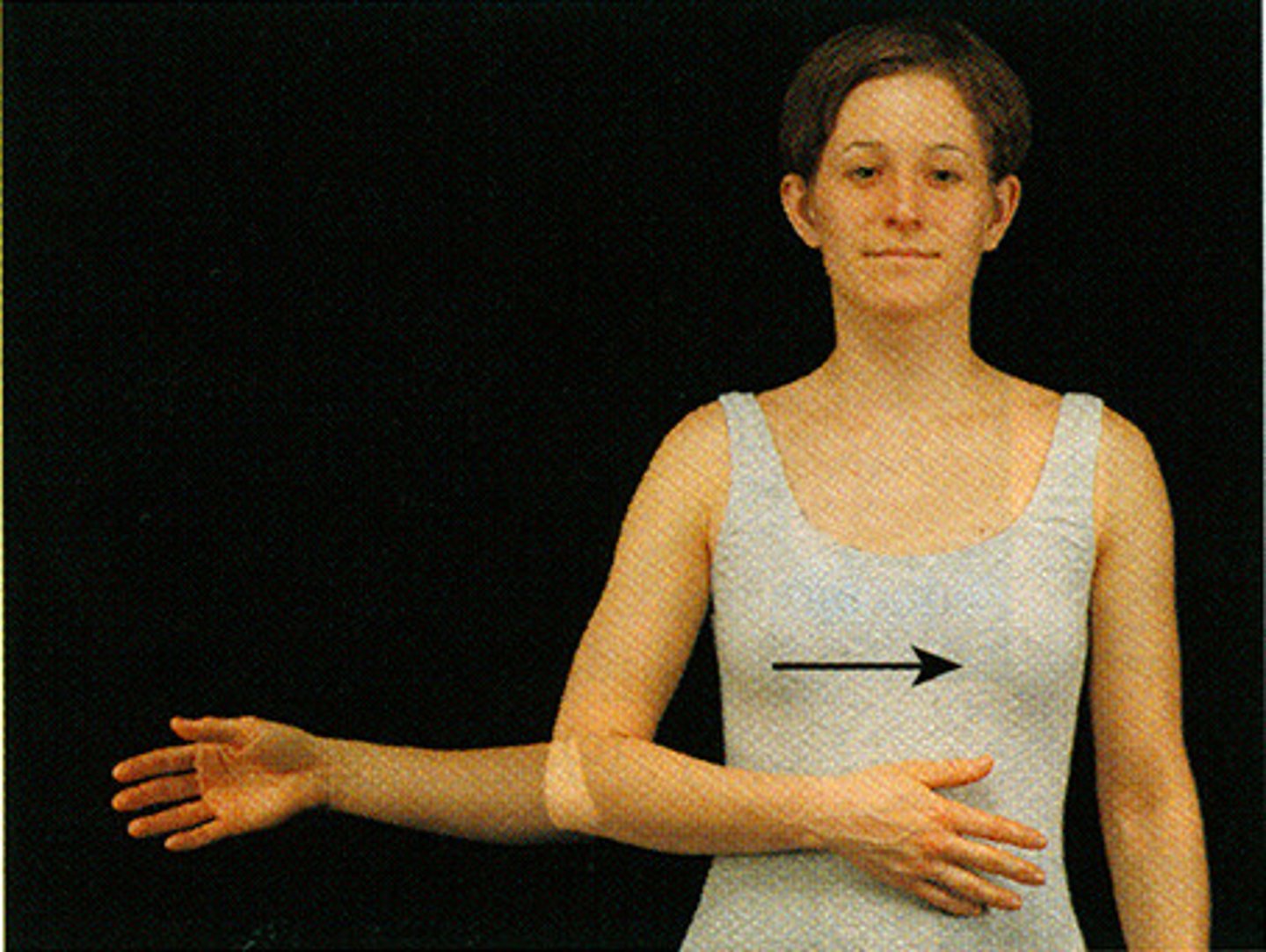<p>Rotation of a joint toward the midline of the body</p>