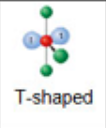 <p>T-shaped </p>