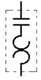 <p>____ 54. This symbol represents a a. fuse c. motor starter b. transformer d. alarm</p>