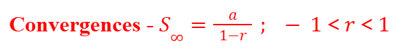 <p>Keeps decreasing until it converges at one value e.g. geometric sequences.</p>