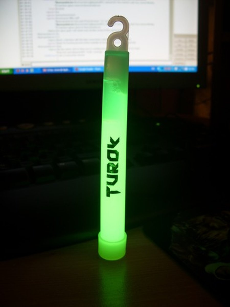 <p>glow stick</p>