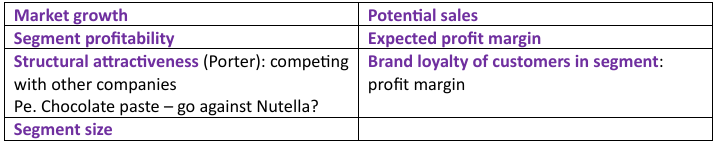 <p>What makes a segment more attractive?</p>