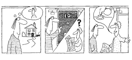 to pay a short visit, often without warning