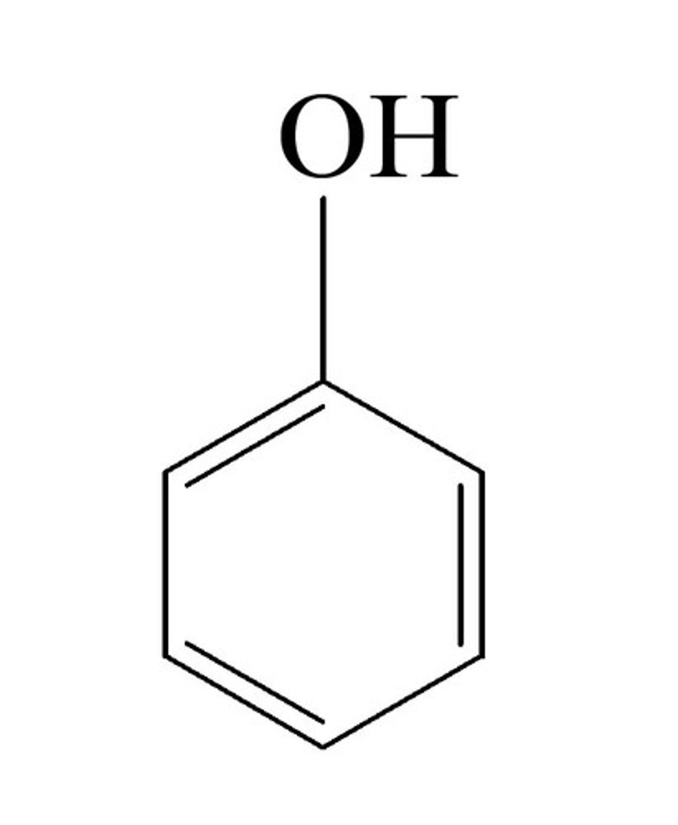<p>Consists of benzene ring and alcohol functional group -- DO NOT LIST BOTH WHEN IDENTIFYING</p>
