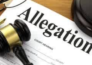 <p>Allegation of</p>