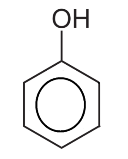 <p>Phenol is an aromatic compound with an –OH group bonded directly to a benzene ring.</p>