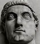 <p>Emperor of Rome (280-337 CE) who adopted the Christian faith in 313 CE and stopped the persecution of Christians.</p>