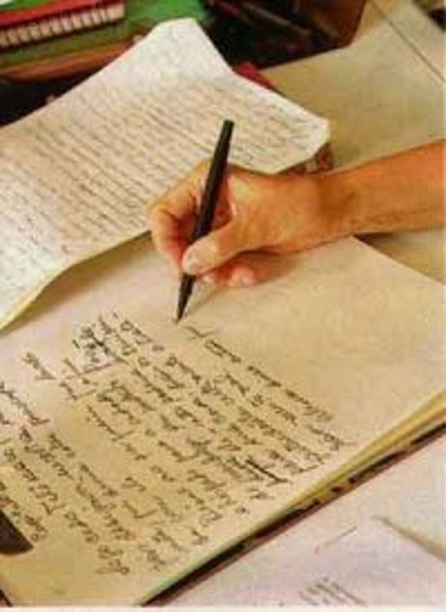 <p>to write poems/poetry</p>