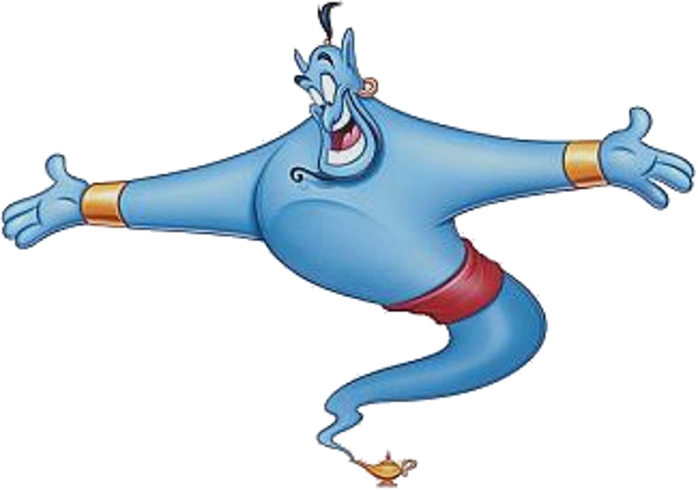 <p>hombre mágico que vive en una botella</p>