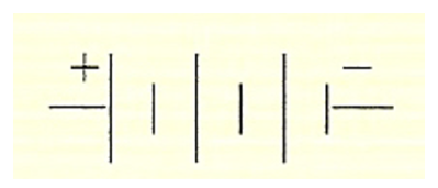 <p><span>What does the following electrical symbol represent?</span><br>&nbsp;</p><p>capacitor</p><p>&nbsp;</p><p>resistor</p><p>&nbsp;</p><p>battery</p><p>&nbsp;</p><p>voltmeter</p>