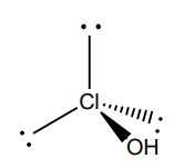 <p>HClO (better written HOCl) is a weak acid. Thus, ClO– is basic. </p><p>HOCl is formed on dissolving Cl2 in water (as discussed earlier)</p><p>Cl2 + H2O → HCl (g) + HOCl (aq) Hypochlorous acid</p><p>HOCl (aq) + H2O (l) → H3O+ (aq) + ClO- Hypochlorite</p><p>strong oxidizing capabilities of HOCl makes it useful as bleach and bactericide (etc.)</p><p>Recall NaOCl, sodium hypochlorite = LIQUID bleach Ca(OCl)2, calcium hypochlorite = bleach powder</p><p>NaOCl + 2 HCl → HOCl + NaCl </p><p>HOCl + HCl → Cl2 + H2O</p>