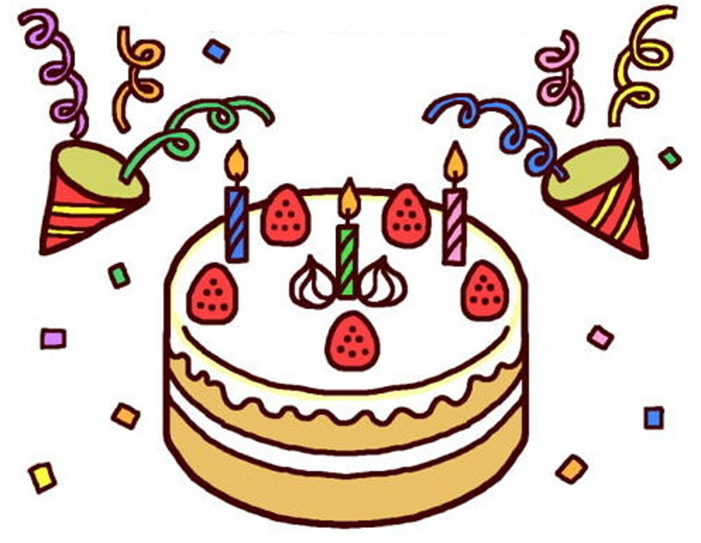 <p>shēng rì dàn gāo (birthday cake)</p>