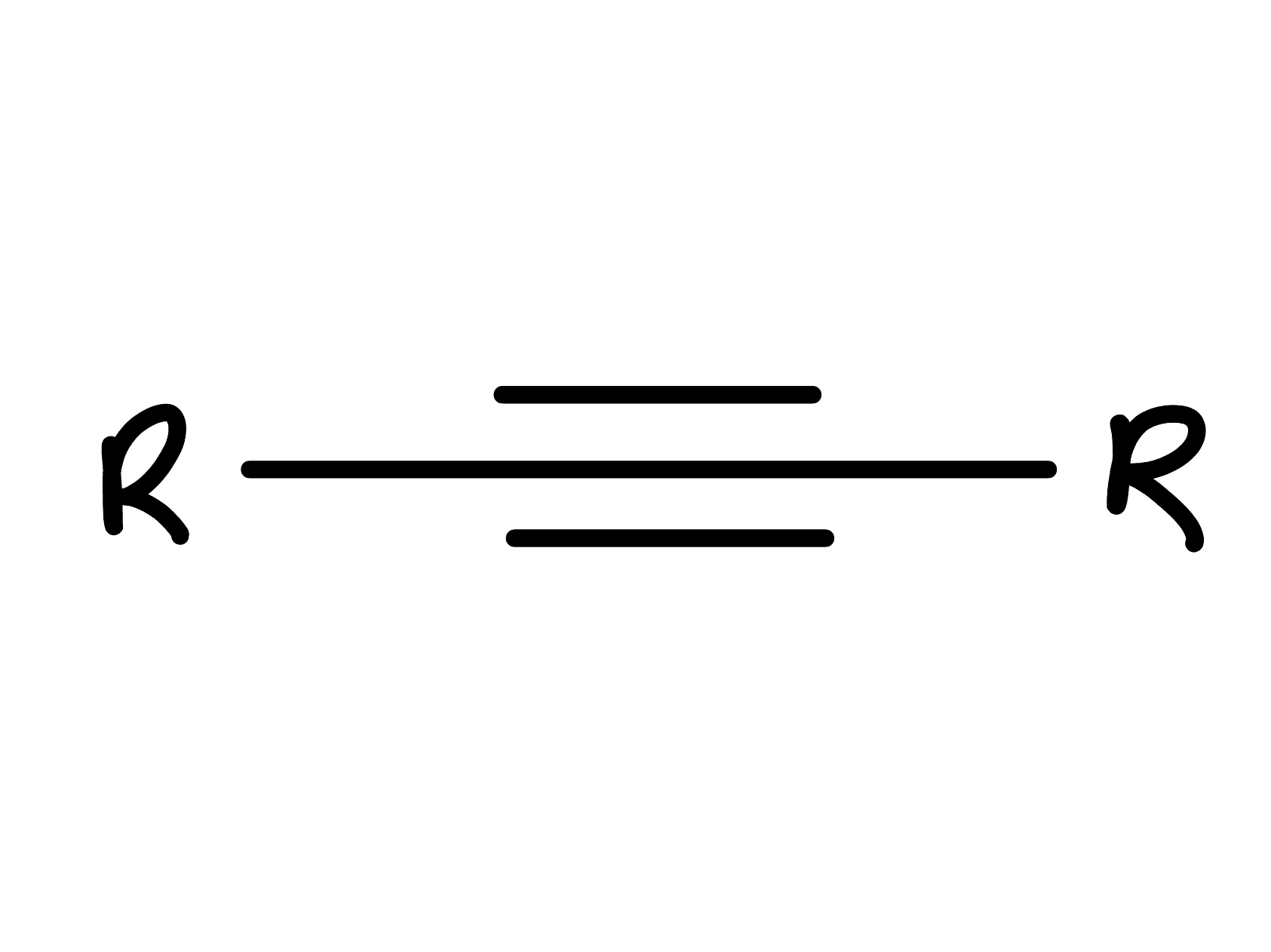 <p>carbon carbon triple bond</p>