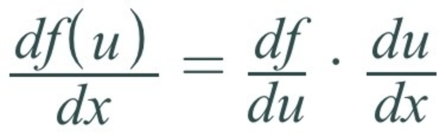 <p>df/du • du/dx</p>