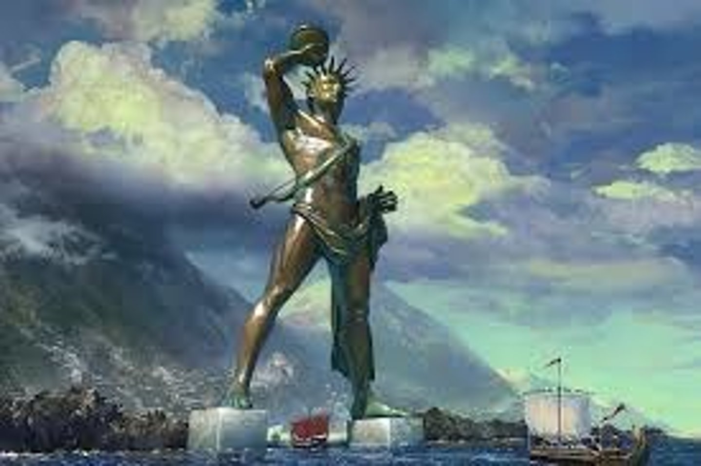 <p>Colossus of Rhodes</p>