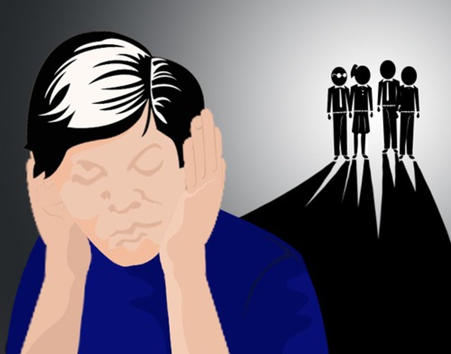 <p>Anxious or fearful behaviors.</p>