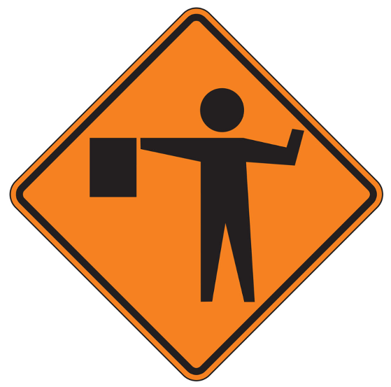 <p>What Does This Sign Mean?: Flaggers Ahead</p>