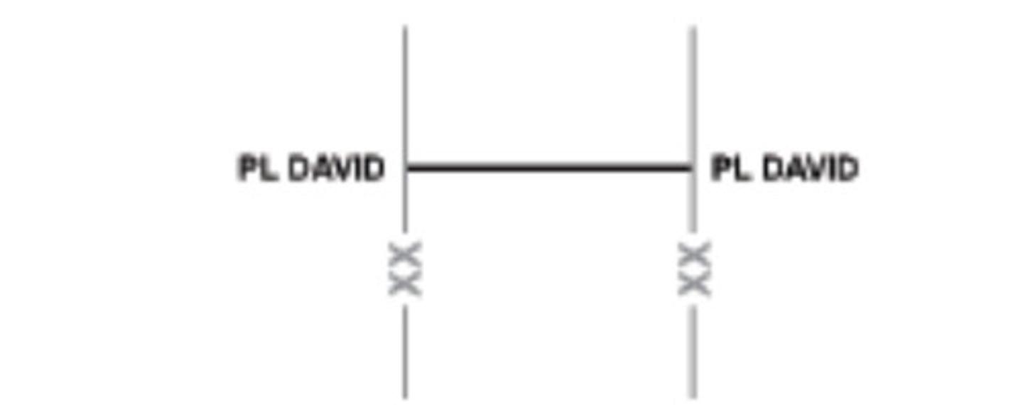 <p>An easily identified feature in the operational area utilized for control and coordination of military operations.</p>
