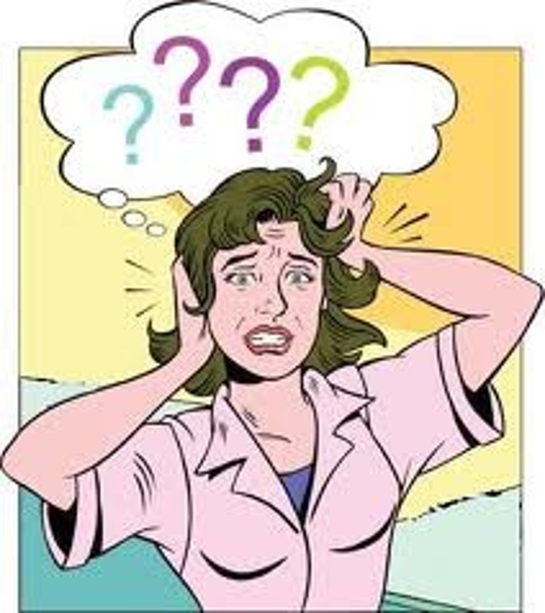 <p>a character is in conflict with his/her own inner feelings or thinking.</p>