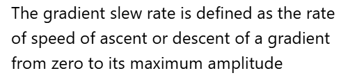 <p>D. Rate of speed of ascent or decent of a gradient from zero to its maximum amplitude</p>