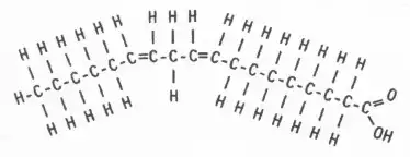 Fatty acid with double bonds