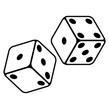 <p>(Noun) Small cubes, typically with each side having a different number of spots (1 to 6), used in games of chance. Can also refer to the game itself. (中文: 骰子)</p>