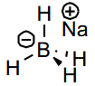 <p>Easy to handle white powder that can tolerate protic solvents. It is much less reactive than Lith-Al and is used to chemoselectively reduce aldehydes, ketones in the presence of carboxylic acid derivatives. (Not acid chlorides as they are reactive enough)</p>