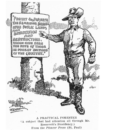 <p>Based on this cartoon as a progressive president, Theodore Roosevelt hoped to</p>