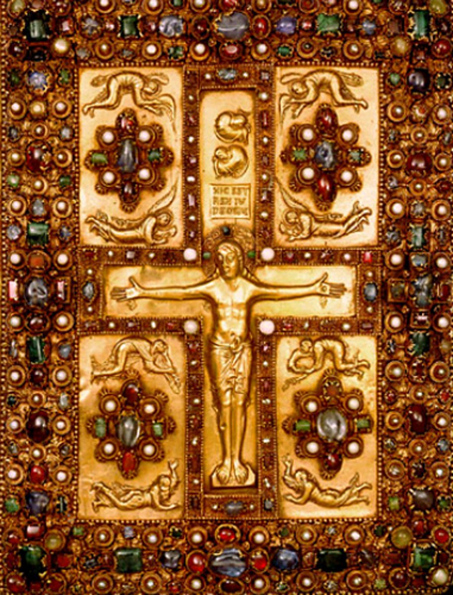 <p>deacon</p><p>sign of his mission to proclaim gospel of the churc</p>