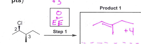 <p>strong base, E2</p>