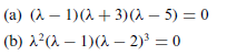Find the size of the matrix and the possible dimensions of its eigenspaces.