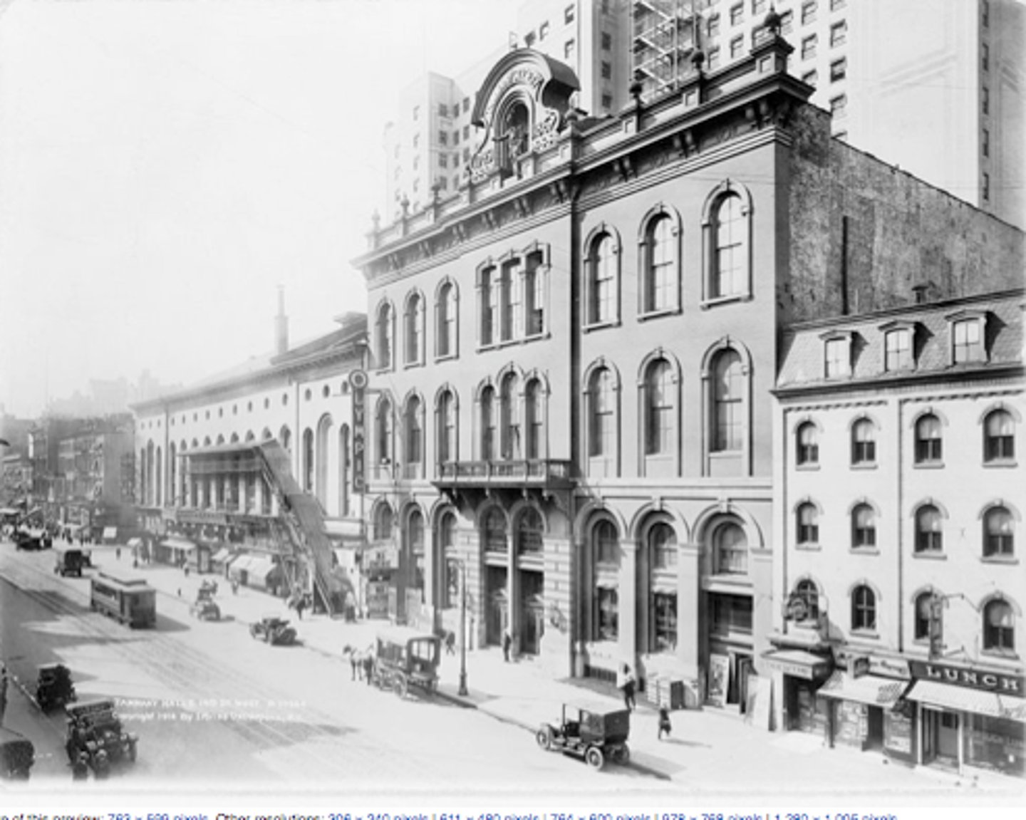 <p>1. A name given to the Democratic political machine that dominated New York City politics, drawing high voter support from immigrants coming into the country. Developed into power centers to coordinate the needs of businesses, immigrants, and the underprivileged. These machines asked for people's votes on election day, in return.</p><p>2. Started around the mid 19th century, about 1860's, and lasted through the mid 20th century; New York City, New York; same time when immigrants were coming into the country in large numbers</p><p>3. Led to the enrichment of politicians from them drawing on this corruption, and was heavily managed by Boss rule. It is infamously known as one of the biggest scandals regarding political machines at this time period.</p>